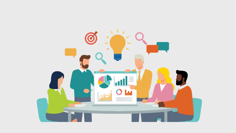 leadership attending workplace wellness strategy meeting