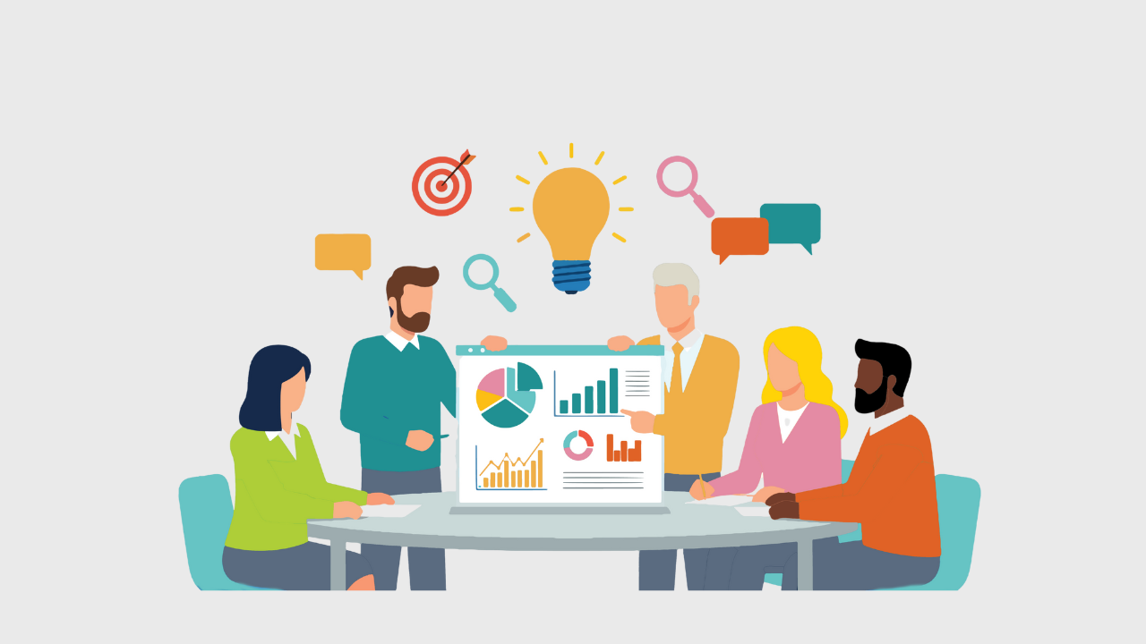 leadership attending workplace wellness strategy meeting