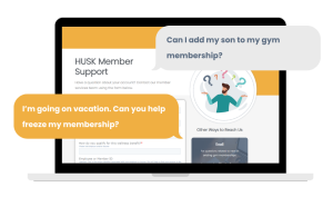 HUSK Marketplace support screenshot