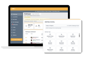 wellness challenge dashboard screenshot