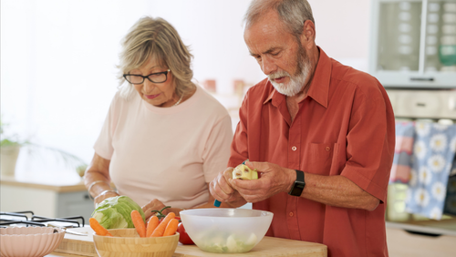 couple cooking