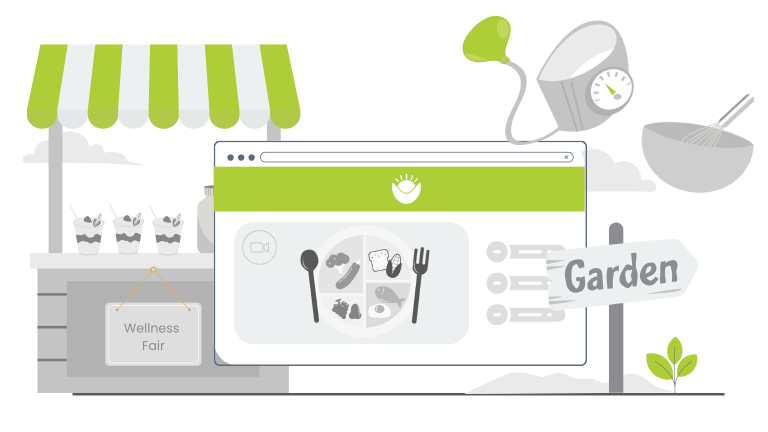 nutrition events illustration