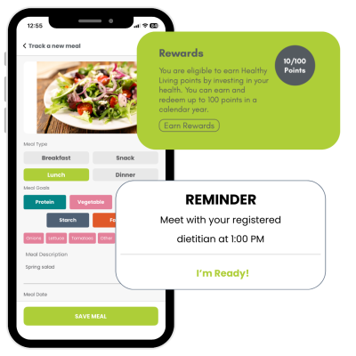 Telehealth nutrition support from HUSK
